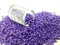 Purple masterbatch granule