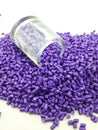 Purple masterbatch granule