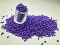 Purple masterbatch granule