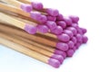 Purple matches Royalty Free Stock Photo