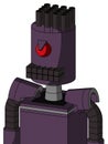 Purple Mech With Cylinder Head And Keyboard Mouth And Angry Cyclops And Pipe Hair