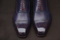 Purple men's Oxford shoes