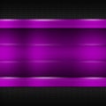 Purple metal plate on black metallic mesh for background and texture Royalty Free Stock Photo