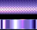 Purple metallic background 3D