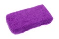 Purple microfiber sponge Royalty Free Stock Photo
