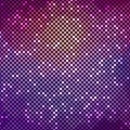 Purple mosaic background square with round corners Royalty Free Stock Photo