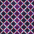 Purple mosaic seamless pattern