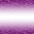 Purple Mosaic Tile Square Background. Perspective.