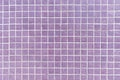 Purple mosaic tiles