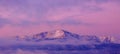 Purple Mountain majesty on Psudo Canvas