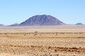 Purple mountains plain desert, Namibia Royalty Free Stock Photo