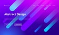 Purple Multicolored Abstract Diagonal Line Shape Landing Page Background. Motion Gradient Pattern. Creative Soft Blue