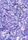 Purple natural gemstone nacre seashells close-up, beautiful texture of gemstone Royalty Free Stock Photo