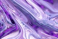 Purple Natural Luxury marbling background. Abstract mixed media acrylic art. Lovely swirls of marble with sliver glitter streaks.