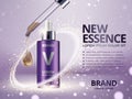 Purple new essence ad