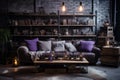 Purple Nocturnal Haven: Frat House Halloween Vibes in Shades of Darkness