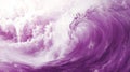 Purple Ocean Wave Crashing Abstract Background Royalty Free Stock Photo