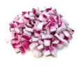 Purple onion slices Royalty Free Stock Photo