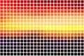 Purple orange yellow red brown abstract rounded mosaic background over white Royalty Free Stock Photo