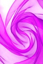Purple organza fabric Royalty Free Stock Photo