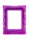 Purple ornament frame