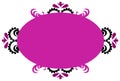 Purple Oval Background