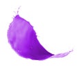 Purple paint splash Royalty Free Stock Photo
