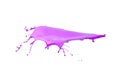 Purple paint splash Royalty Free Stock Photo