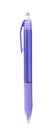 Purple pen isolated with Copy Space on White Background. Royalty Free Stock Photo