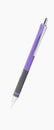 Purple pen isolated with Copy Space on White Background. Royalty Free Stock Photo