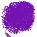 Purple pencil