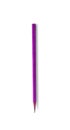 Purple pencil isolated with Copy Space on White Background. Royalty Free Stock Photo