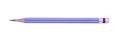 Purple pencil isolated