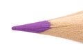 Purple pencil isolated on a white background. Royalty Free Stock Photo