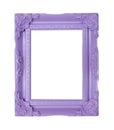 Purple picture frames Royalty Free Stock Photo