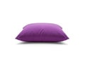 purple pillow isolated on white background Royalty Free Stock Photo