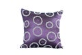 Purple, pillow isolated on a white Royalty Free Stock Photo