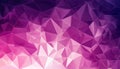 Purple pink abstract background polygon Royalty Free Stock Photo