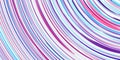 Purple pink blue color arc bow surface. Amazing multicolor arch backdrop. Awesome colorful rounding pattern. Abstract school Royalty Free Stock Photo