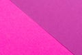 Purple and pink cardboard ,paper texture background Color. Trending colors, geometric background of the cardboard. Colorful soft p Royalty Free Stock Photo