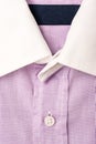 Purple Pink Casual Men Shirt Royalty Free Stock Photo