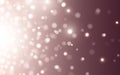 Purple and pink color light bokeh abstract background, Vector eps 10 illustration bokeh particles