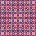 Purple and pink floral seamless pattern