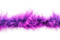 Purple Pink Fluffy Feather Texture White Background Royalty Free Stock Photo