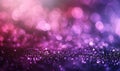 Purple and pink glitter bokeh abstract background. Holiday concept. Royalty Free Stock Photo