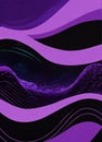 Purple black wavey abstract background wallpaper