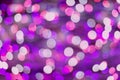 Purple and pink holiday bokeh abstract background Royalty Free Stock Photo