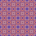 Purple pink pastel mandala art seamless pattern floral design background vector illustration