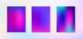 Purple, Pink, Turquoise, Blue Gradient Shiny Vector Background.