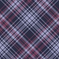 Purple plaid pattern vector for flannel shirt, skirt, or other modern autumn winter textile print.